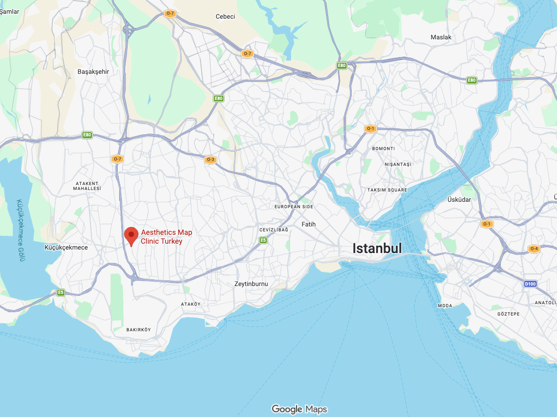 Aesthetics Map Clinic Turkey location
